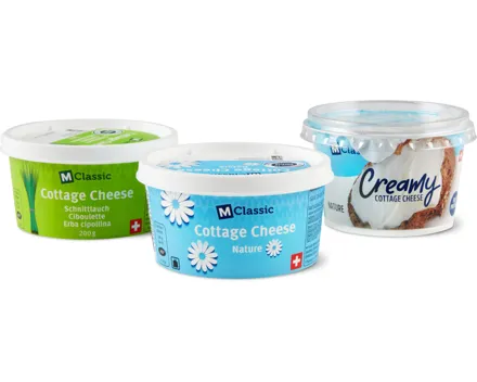 Alle M-Classic-Cottage Cheese und -Creamy Cottage Cheese