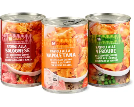 Alle M-Classic Ravioli