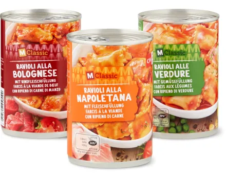 Alle M-Classic Ravioli