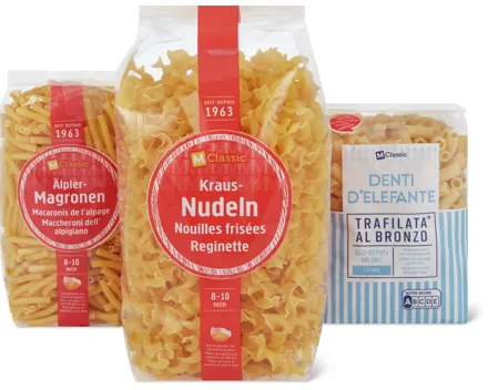 Alle M-Classic Teigwaren