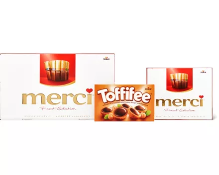 Alle Merci und Toffifee