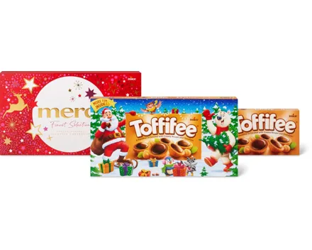 Alle Merci und Toffifee