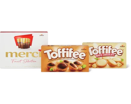 Alle Merci und Toffifee