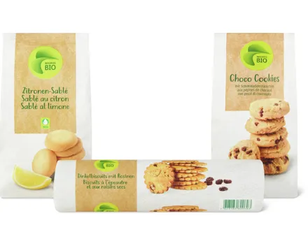 Alle Migros Bio Biscuits
