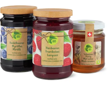 Alle Migros Bio Brotaufstriche süss