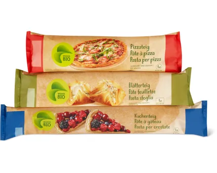 Alle Migros Bio Fertigteige gekühlt