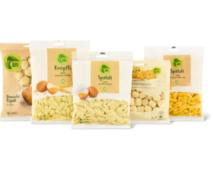 Alle Migros Bio-Frische-Spätzli und -Gnocchi, gekühlt