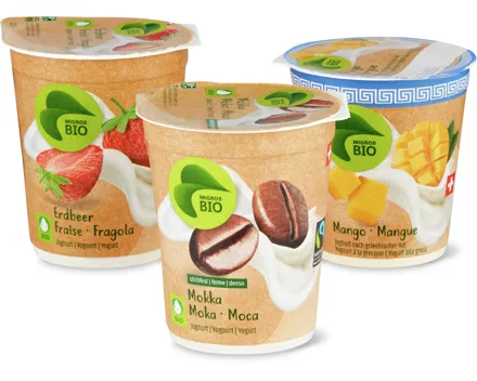 Alle Migros Bio Joghurts, 150 g und 180 g