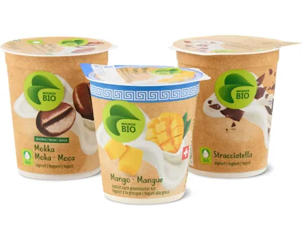 Alle Migros Bio Joghurts, 150 g und 180 g