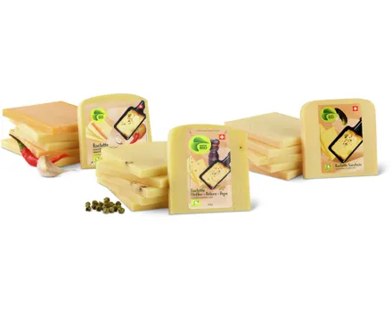 Alle Migros Bio Raclette Scheiben