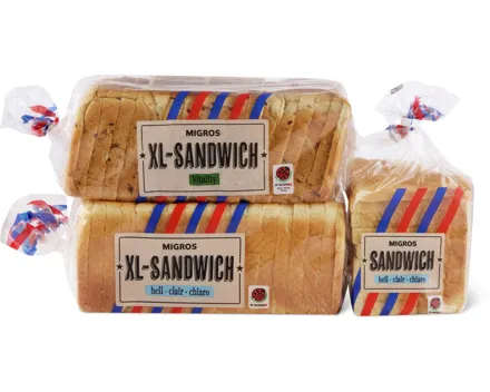 Alle Migros Sandwich und American Favorites Toasts, IP-SUISSE