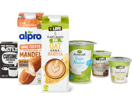 Alle Milchersatzprodukte