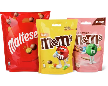 Alle M&M's und Maltesers