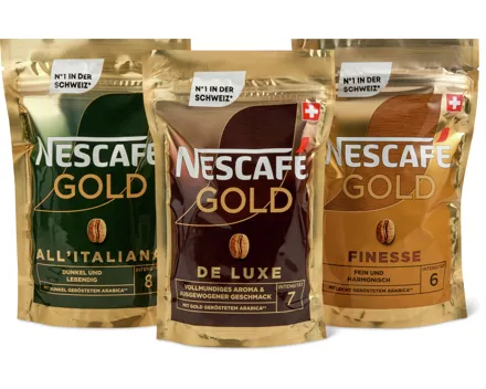 Alle Nescafé Gold Instant im Beutel