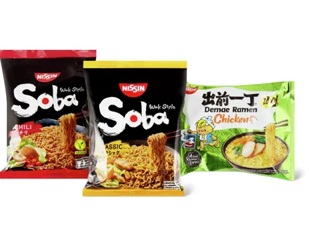 Alle Nissin Instant Noodles