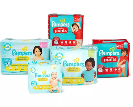 Alle Pampers Windeln