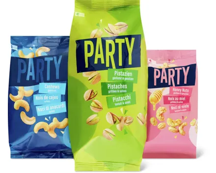 Alle Party-Nüsse und -Nussmischungen