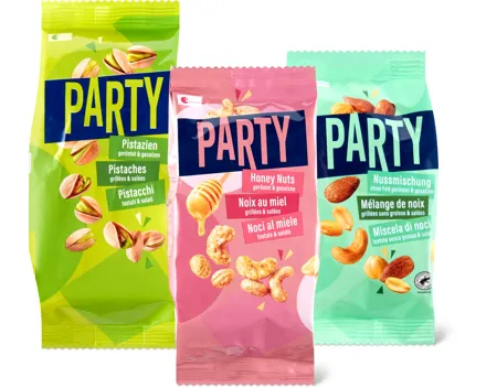 Alle Party-Nüsse und -Nussmischungen