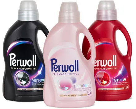Alle Perwoll Waschmittel