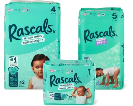 Alle Rascal + Friends Windeln
