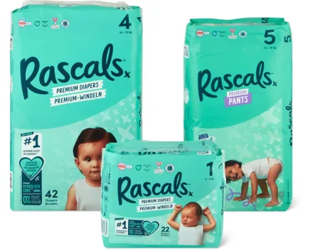Alle Rascal + Friends Windeln