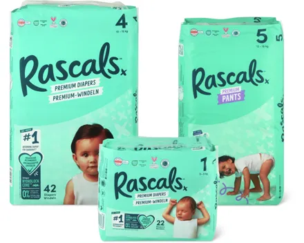 Alle Rascals Windeln