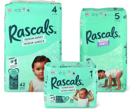 Alle Rascals Windeln