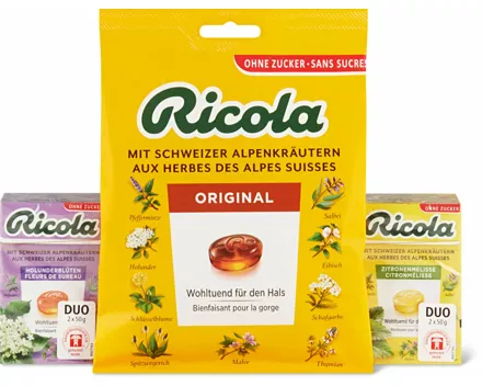 Alle Ricola Bonbons