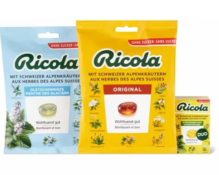 Alle Ricola Bonbons