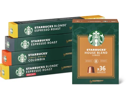 Alle Starbucks Kaffeekapseln