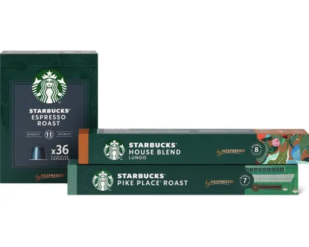 Alle Starbucks Kapseln
