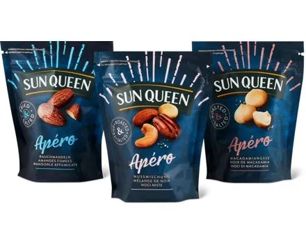 Alle Sun Queen Apéro-Nüsse und -Nussmischungen