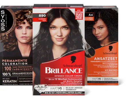Alle Syoss- und Schwarzkopf-Colorationen
