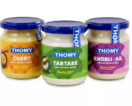 Alle Thomy Fonduesaucen