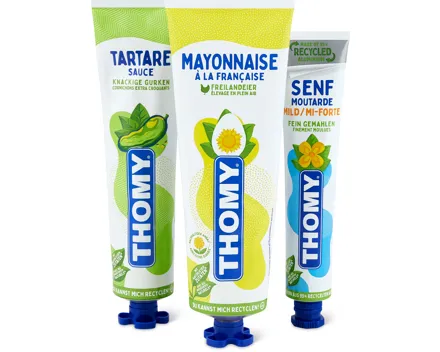 Alle Thomy-Tuben, -Squeezer und -Gläser