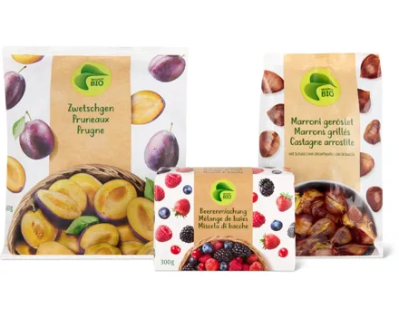 Alle tiefgekühlten Bio Früchte