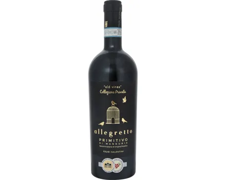 Allegretto Primitivo di Manduria DOP 75 cl