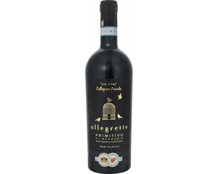 Allegretto Primitivo di Manduria DOP 75 cl