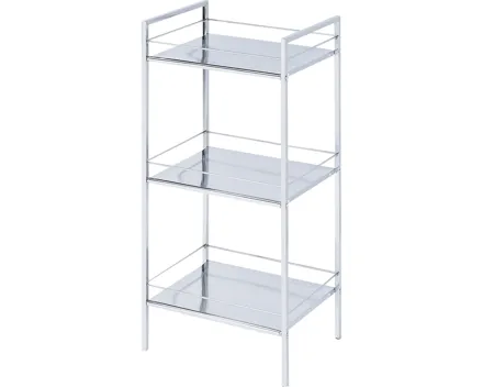 Allzweckregal Kim Metall chromfarben 39 x 84 x 31 cm