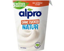 Alpro Soja-Joghurtalternative Natur ohne Zucker
