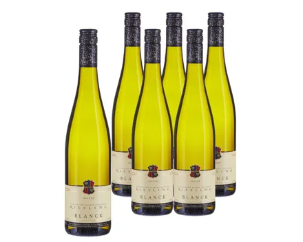 Alsace AOP Riesling Blanck 6x 75cl (2021) – Weisswein, Frankreich (0.75l)