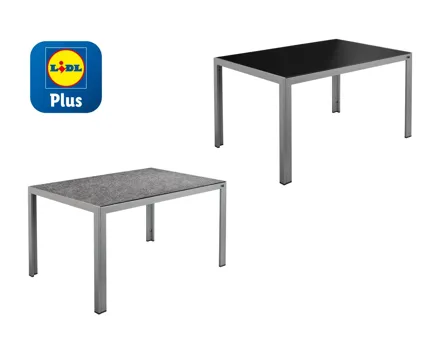 Aluminium-Gartentisch