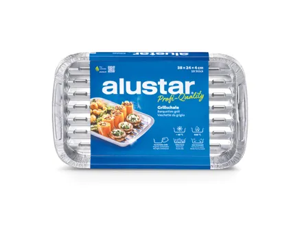 Alustar Grill-Schalen mit Löchern