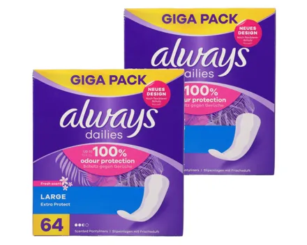 Always Large Fresh Gigapack 2x64 Stück