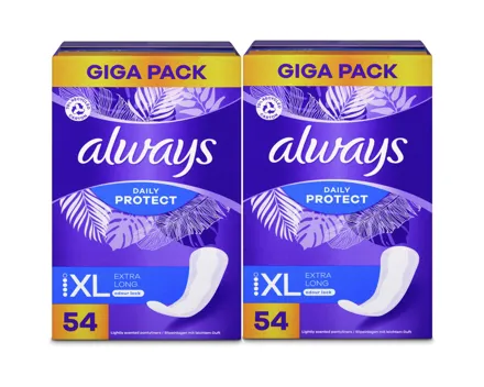 Always Long Plus Gigapack 2x54 Stück