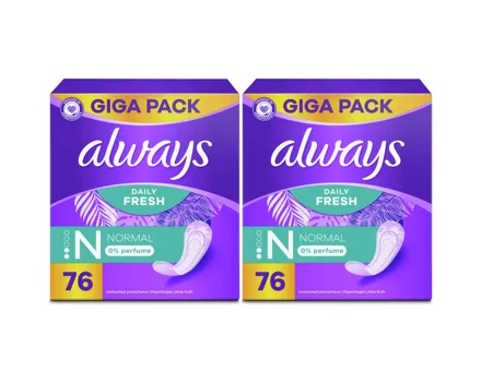 Always Normal Gigapack 2x76 Stück