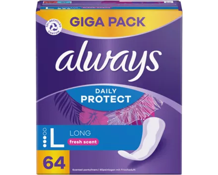 Always Slip Extra Protect Large Fresh 64 Stück