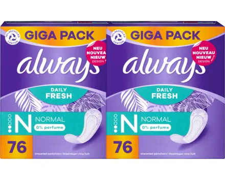 Always Slipeinlagen Daily Fresh