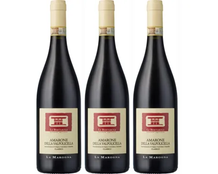Amarone della Valpolicella Classico Docg La Marogna Le Bertarole 3x 37.5cl (2019) – Rotwein, Italien