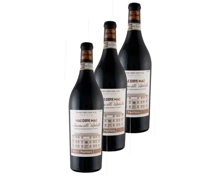 Amarone della Valpolicella Classico Docg Mai dire Mai Pasqua 3x 75cl (2012) – Rotwein, Italien (0.75l)